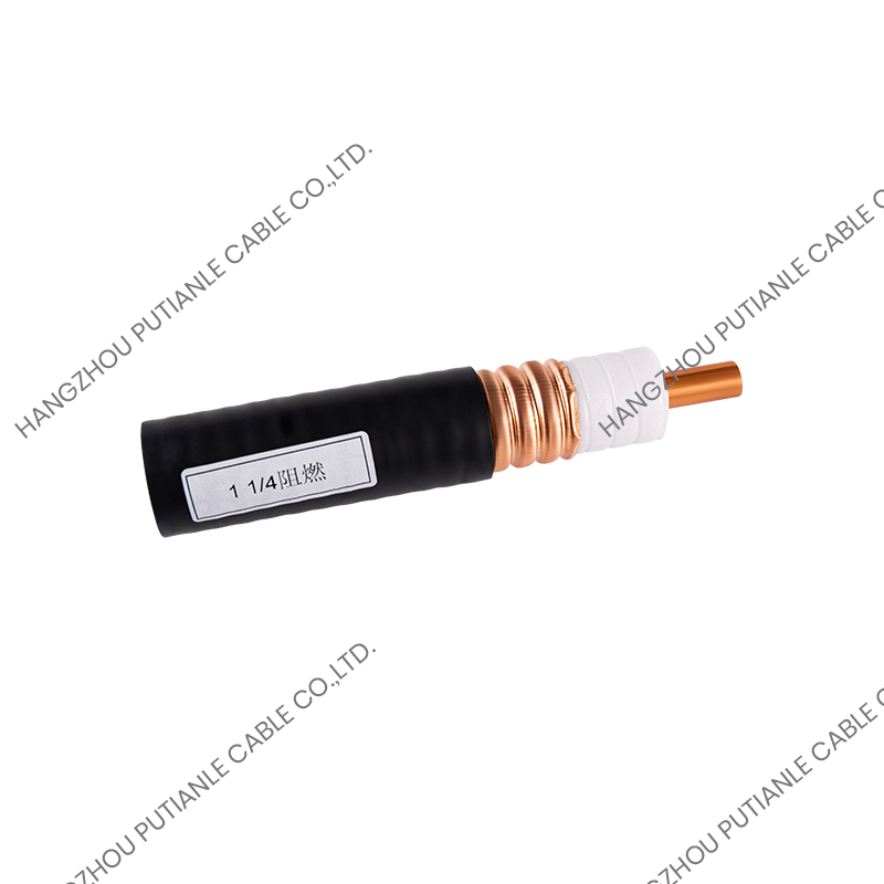 Cable coaxial de tubo de cobre corrugado anular de 1 1/4