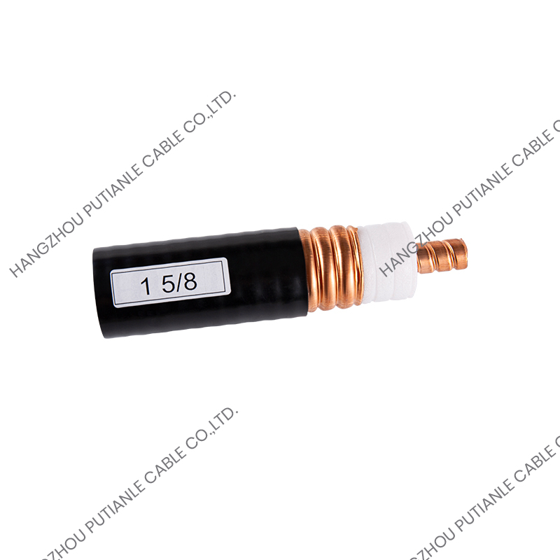 Cable coaxial de tubo de cobre corrugado anular de 1 5/8