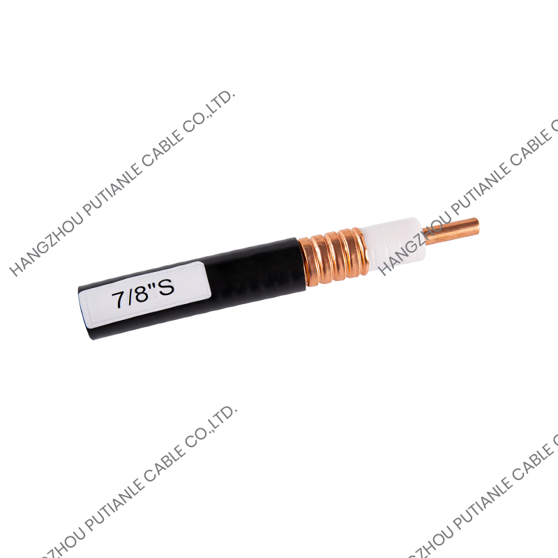 Cable coaxial de tubo de cobre corrugado anular súper flexible de 7/8