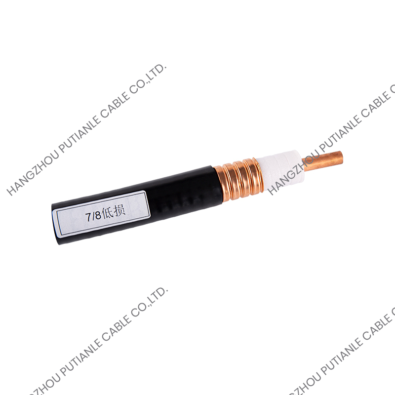 Cable coaxial de tubo de cobre corrugado anular de bajas pérdidas de 7/8